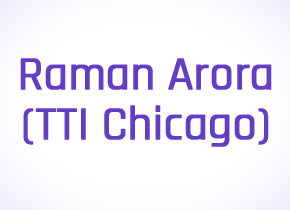 Logo of Raman Arora (TTI Chicago)