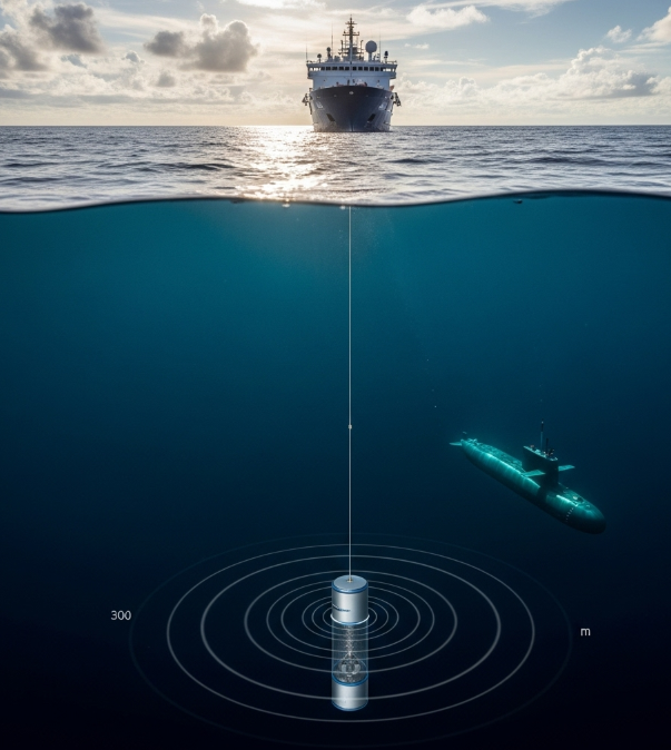 Picture for Acoustic-Based Depth Estimation for Underwater Transmitter Localization