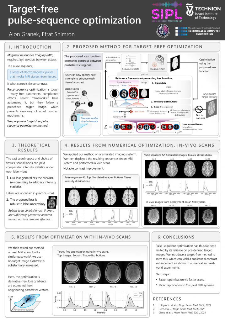 Poster for Target-free pulse-sequence optimization